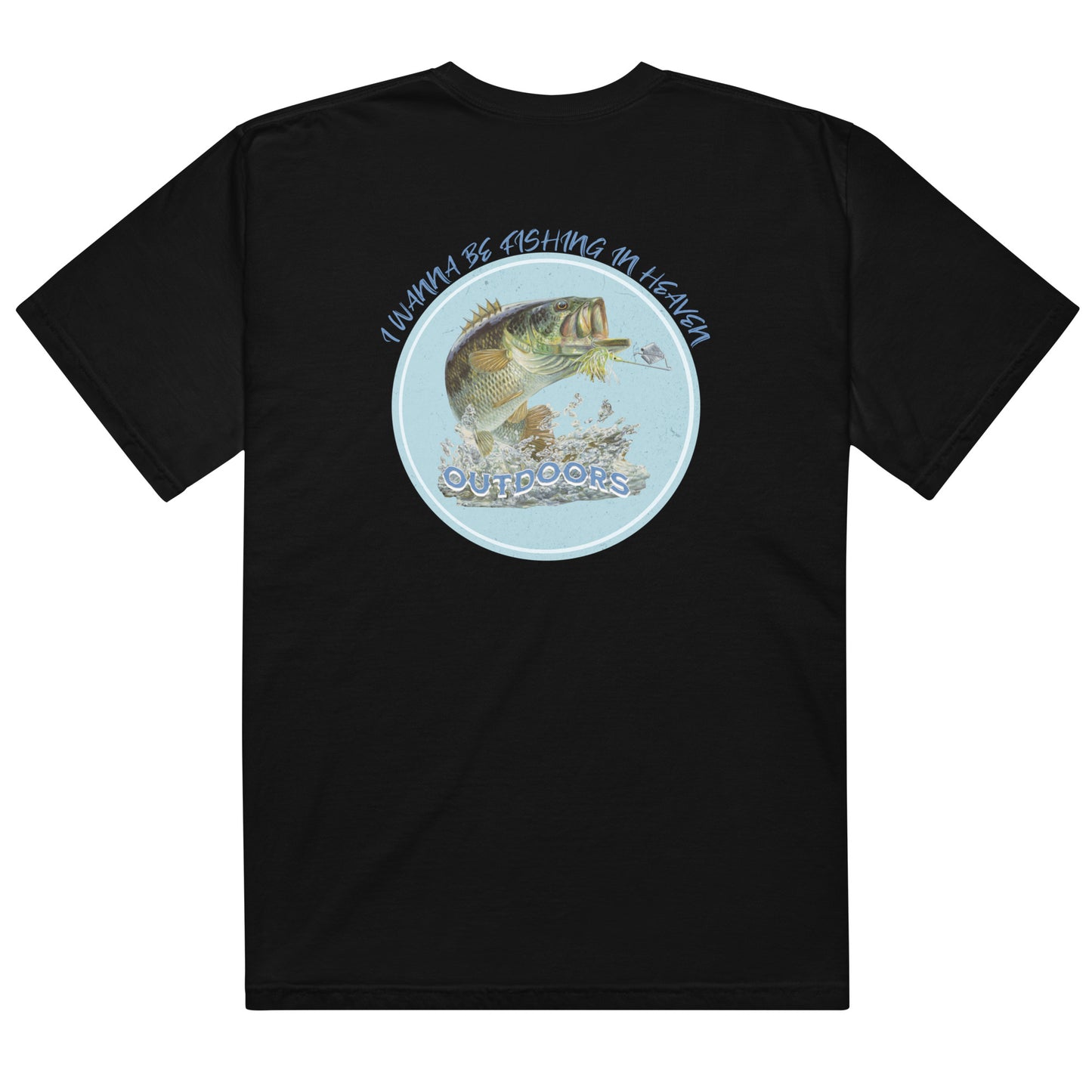 Fishing in Heaven heavyweight t-shirt